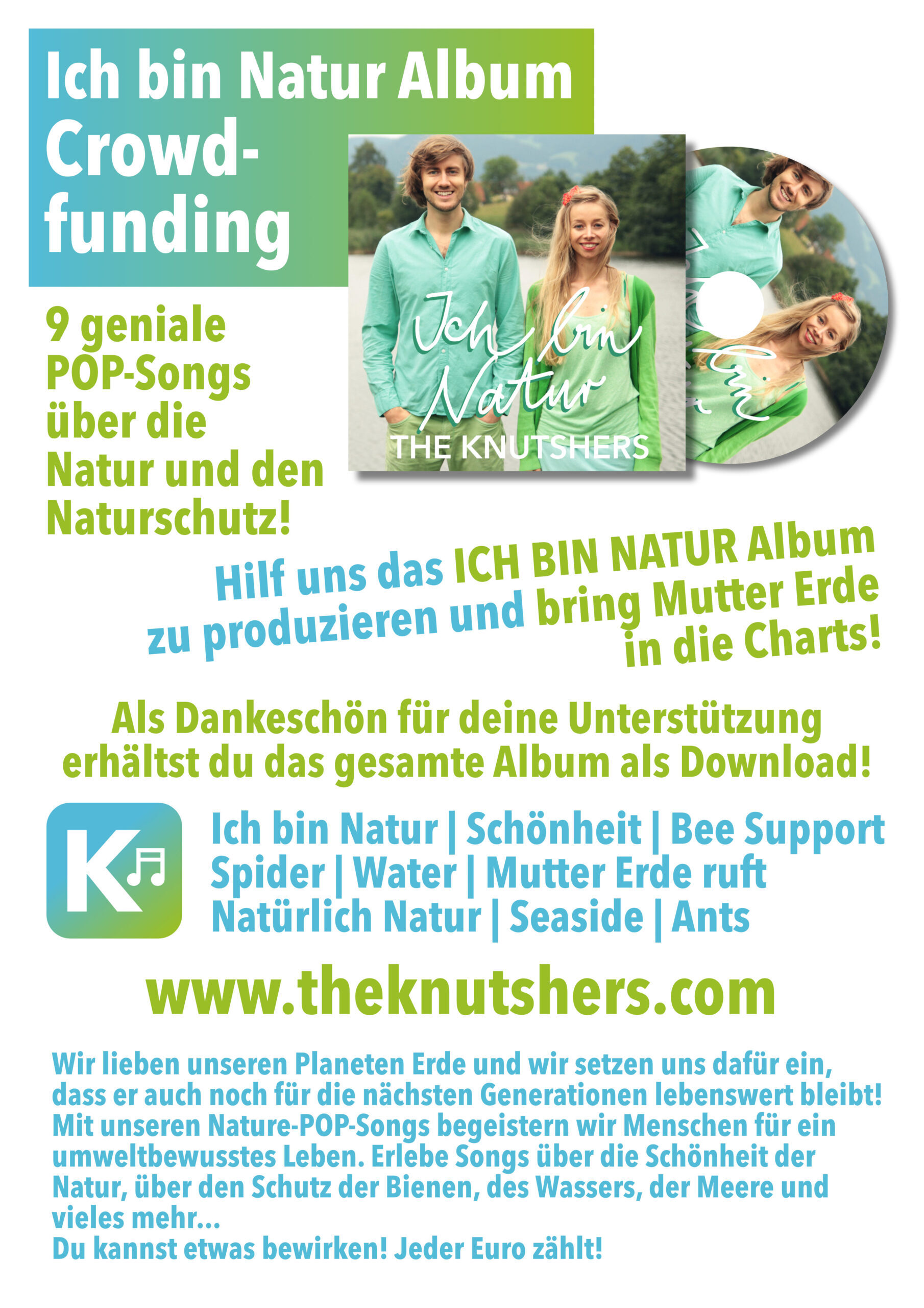 ICH BIN NATUR Album Crowdfunding